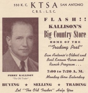 1940_Perry Kalliso_Trading Post Broadcast